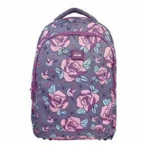 Mochila escolar Flowers Pink
