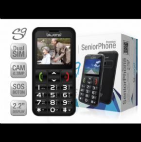 BIWOND S9 DUAL SIM SENIORPHONE NEGRO