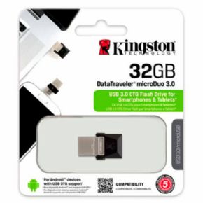 Dispositivo de almacenamiento USB 32 GB DataTraveler microDUO 3.0 Canon incluido de 0,29