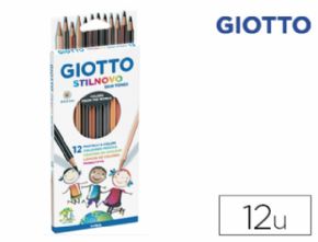 LAPICES DE COLORES GIOTTO STILNOVO SKIN TONES CAJA DE 12 COLORES
