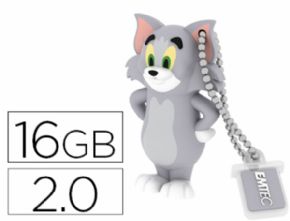MEMORIA USB EMTEC FLASH 16 GB 2.0 TOM. Canon de 0,29 incluido