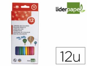 Lapices de colores liderpapel c/ de 12 colores.