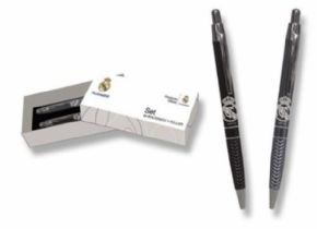Real Madrid: Set Bolgrafo+Roller Regalo Juvenil En Caja