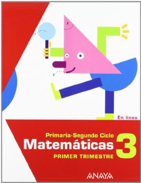 MATEMTICAS 3 PRIMARIA TRIMESTRES (EN LINEA) 12% descuento en precio