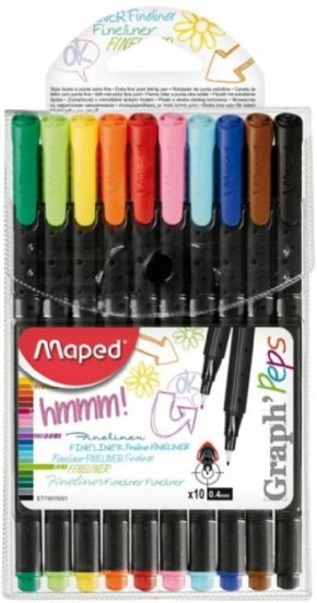 Rotulador Maped punta metal Graph PEPS 10 pcs