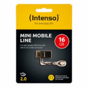 Dispositivo de almacenamiento Intenso mini mobile 16 GB USB Canon incluido de 0,29