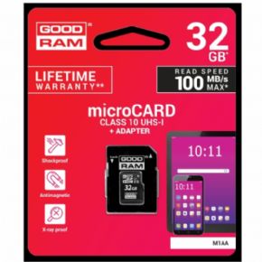 Tarjeta Goodram Micro SD 32GB con Adaptador CON canon digital incluido