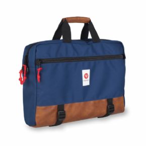 Maletn Para Ordenador Porttil De Hasta 15.6 Monray Spur. Color Azul Y Polipiel. Cinta Ajustable Hombro. Varios Compartimentos. Gran Proteccin.