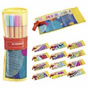 ESTUCHE 25 COLORES ROLLERSET STABILO