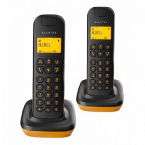 Telfono Alcatel D135 Duo Black/Orange