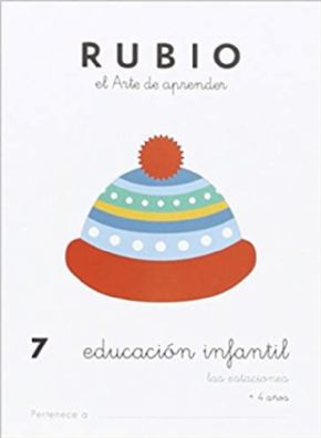 Cuaderno RUBIO El arte de aprender: las estaciones 7 Ed. Infantil