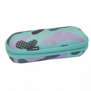 PORTATODO OVALADO SEMIRRIGIDO TURQUESA/LILA TURQUOISE CAMOUF
