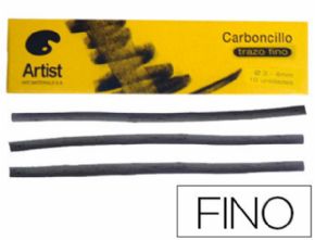 Carboncillos ARTIST trazo fino 10 unidades
