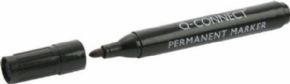 Rotulador Q-Connect marcador permanente negro punta redonda 3.0mm