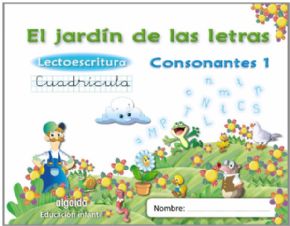 JARDIN LETRAS CONSONANTES 1 *CUADR*.(LECTOESCRITURA). 
