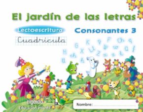 JARDIN LETRAS CONSONANTES  3 *CUADR*.(LECTOESCRITURA) 