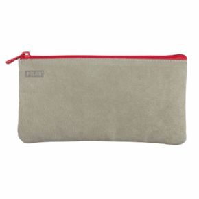 Portatodo 2 compartimentos Leather rojo
