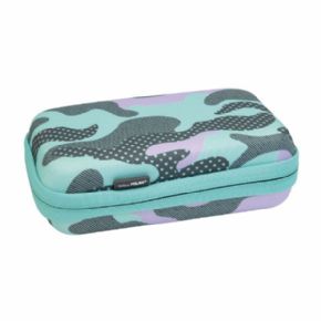 Kit semirrgido 2 estuches con contenido Turquoise Camouflage, turquesa y lila
