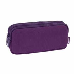 Portatodo 3 cremalleras Knit Deep Purple