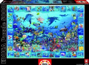 Puzzle Educa Dolphin Kingdom. (5000 Piezas)