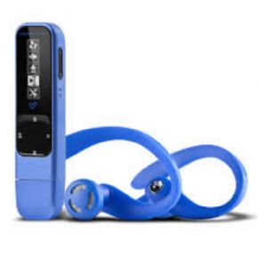 MP3 con Radio FM y USB 4GB Energy System Neon Blue, Canon Digital Incluido de 3,81