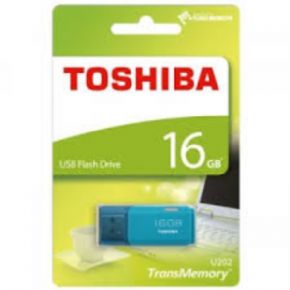 Memoria USB TOSHIBA 16GB U202 AQUA, Canon Digital Incluido de 0,29