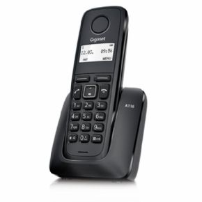 Telfono Inalmbrico Gigaset A116 Negro