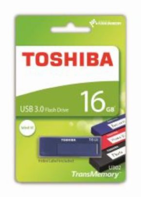 Memoria USB TOSHIBA 16GB Blue, Canon Digital Incluido de 0,29