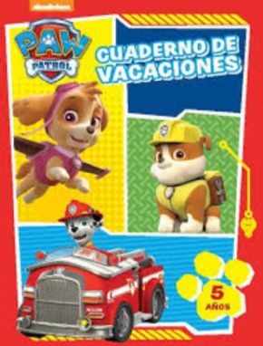 Cuaderno de vacaciones 5 Aos Paw Patrol