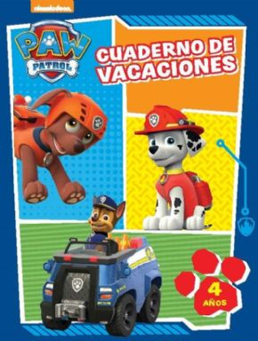 Cuaderno de vacaciones 4 Aos Paw Patrol