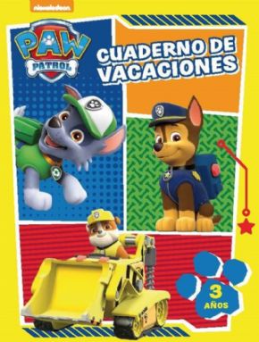 Cuaderno de vacaciones 3 Aos Paw Patrol