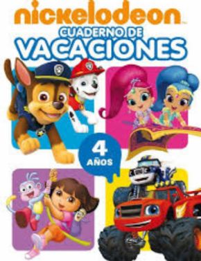 Cuaderno de vacaciones 4 Aos Nickelodeon