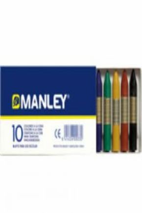 ESTUCHE 10 CERAS MANLEY BLANDAS 