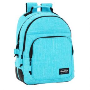 MOCHILA DAY PACK DOBLE ADAPTABLE A CARRO AZUL