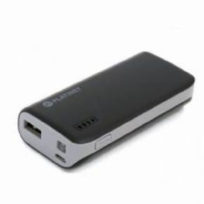 PLATINET POWER BANK 4400MAH GRIS + LINTERNA 