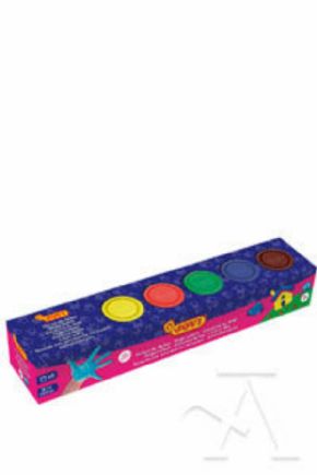 ESTUCHE 5 BOTES PINTURA DEDOS JOVI 35ML COLORES SURTIDOS