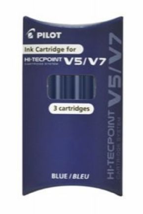 RECAMBIOS TINTA PILOT V5/V7 AZUL