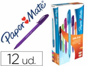 BOLIGRAFO PAPER MATE INKJOY 100 PUNTA MEDIA TRAZO 1 MM  NARANJA