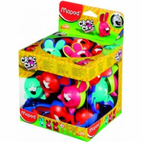 SACAPUNTAS PLASTICO MAPED CROC CROC INNO 1 USO SURTIDOS