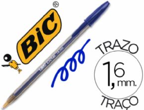 BOLIGRAFO BIC CRISTAL X-LARGE TINTA AZUL 