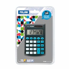 CALCULADORA MILAN TOUCH NEGRO 8 DIGITOS