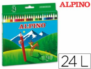 LAPICES DE COLORES ALPINO 658 C/ DE 24 COLORES LARGOS