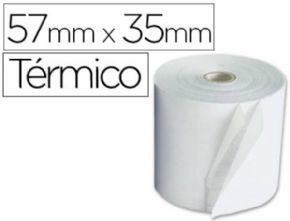 ROLLO SUMADORA Q-CONNECT TERMICO 57 MM ANCHO X 35MM TPV
