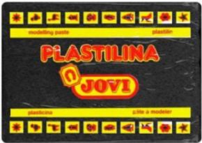 Plastilina JOVI pastilla MEDIANA Negra