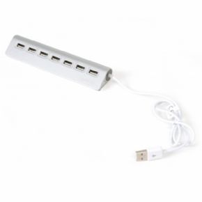 Hub Omega aluminio 7 puertos USB 2.0 OUH7AL