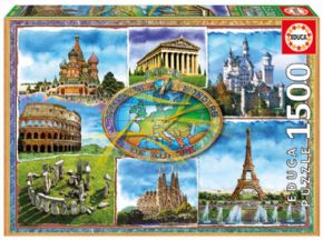 PUZZLE 1500 SIETE MARAVILLAS DE EUROPA 17667