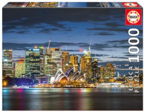 PUZZLE 1000 CREPSCULO EN LA CIUDAD DE SDNEY 17106