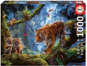 PUZZLE 1000 TIGRES EN EL RBOL 17662