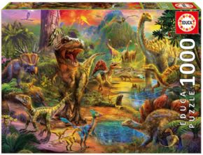 PUZZLE 1000 TIERRA DE DINOSAURIOS 17655