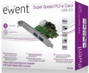 EWENT TARJETA PCI-E 2 USB 3.0